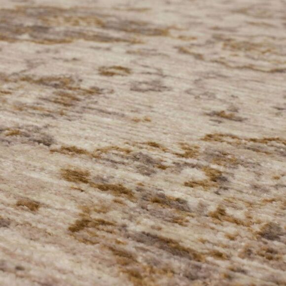 Threshold - 2'6"x3'9" Washable Vintage Tufted Distressed Accen Tan - Picture 4 of 5